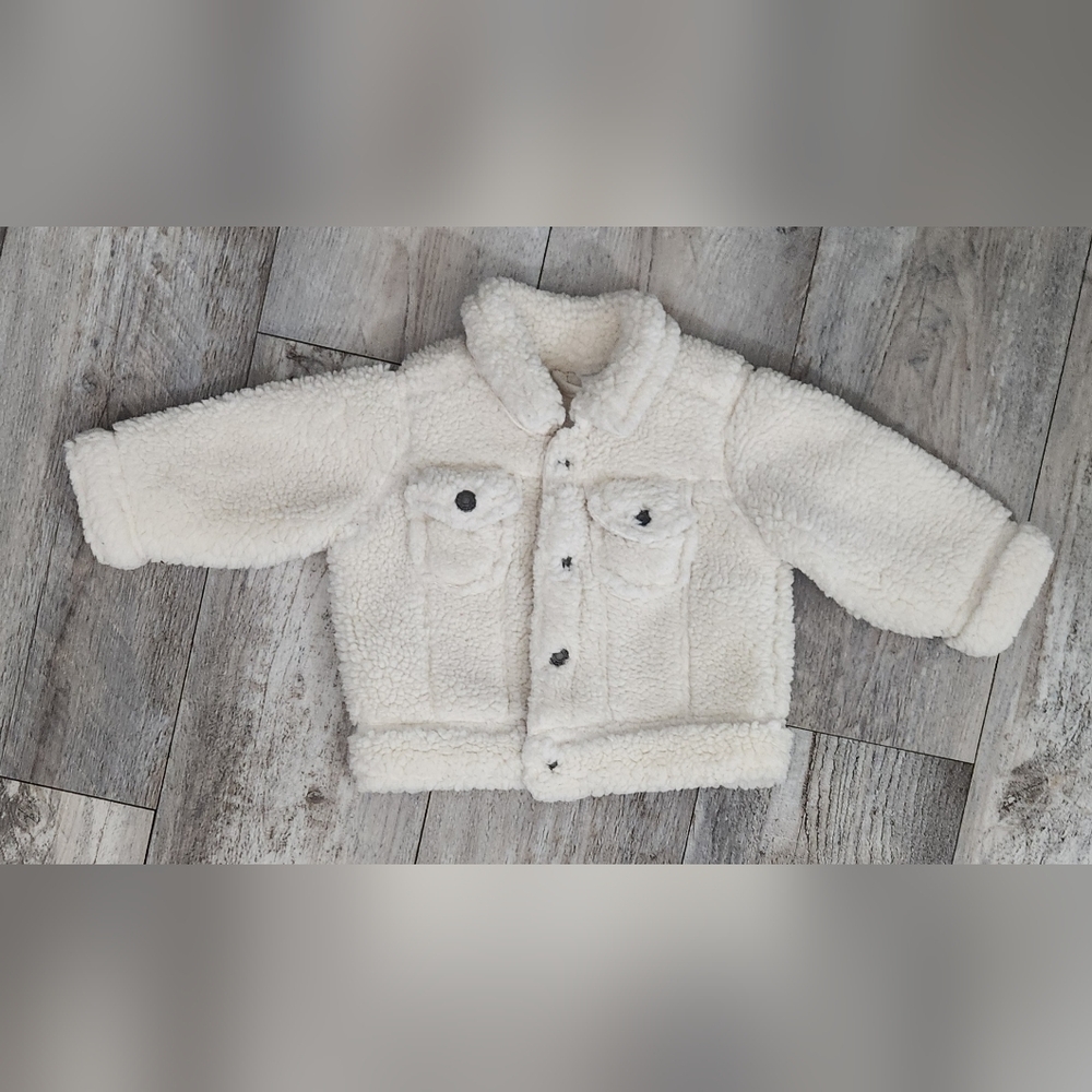 Carter's Cream Sherpa Jacket for Kids